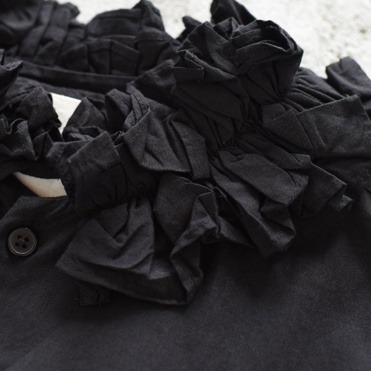 cotton frill coller shirts コットンフリルカラーシャツ