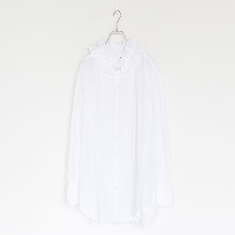 cotton frill coller shirts コットンフリルカラーシャツ