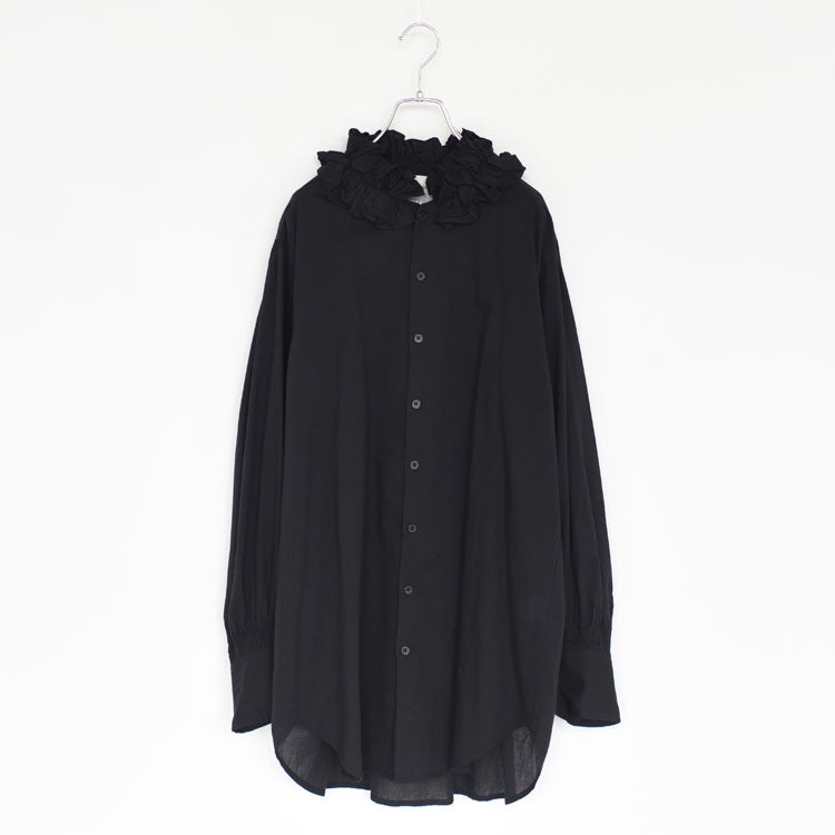 cotton frill coller shirts コットンフリルカラーシャツ