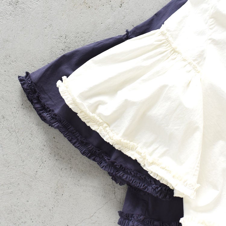 garment dye frill shirts ガーメントダイフリルシャツ