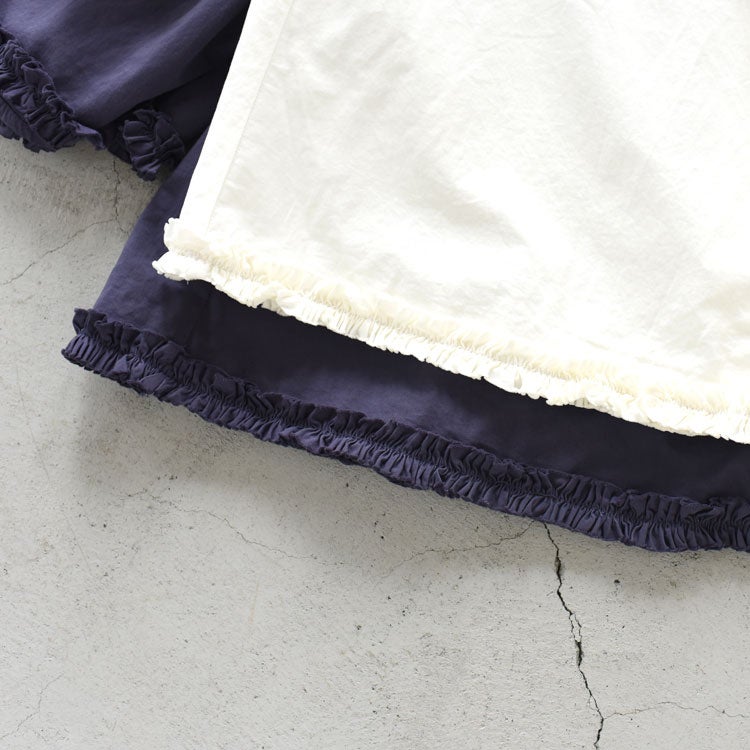 garment dye frill shirts ガーメントダイフリルシャツ