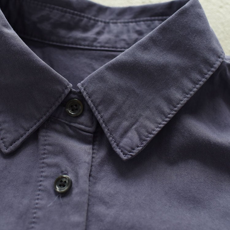 garment dye frill shirts ガーメントダイフリルシャツ