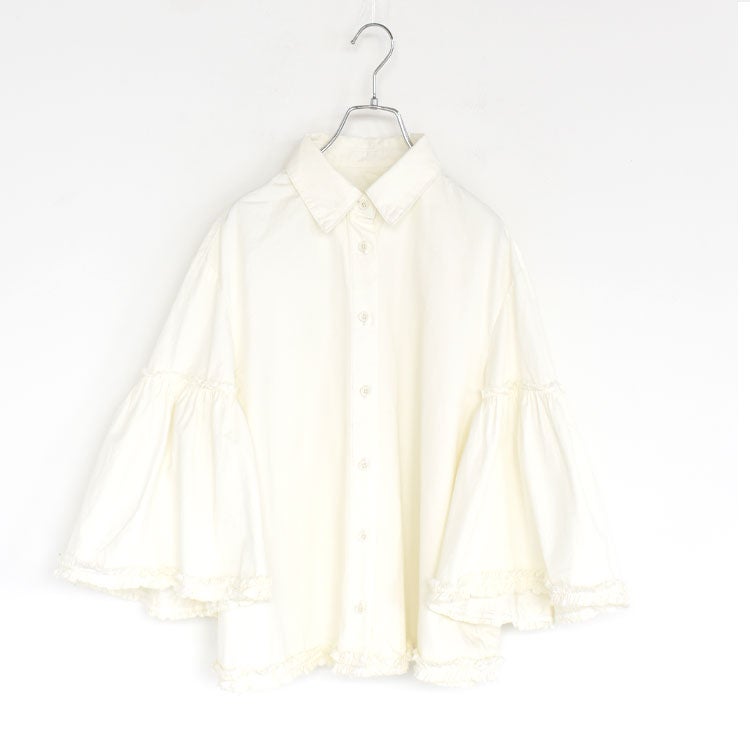 garment dye frill shirts ガーメントダイフリルシャツ