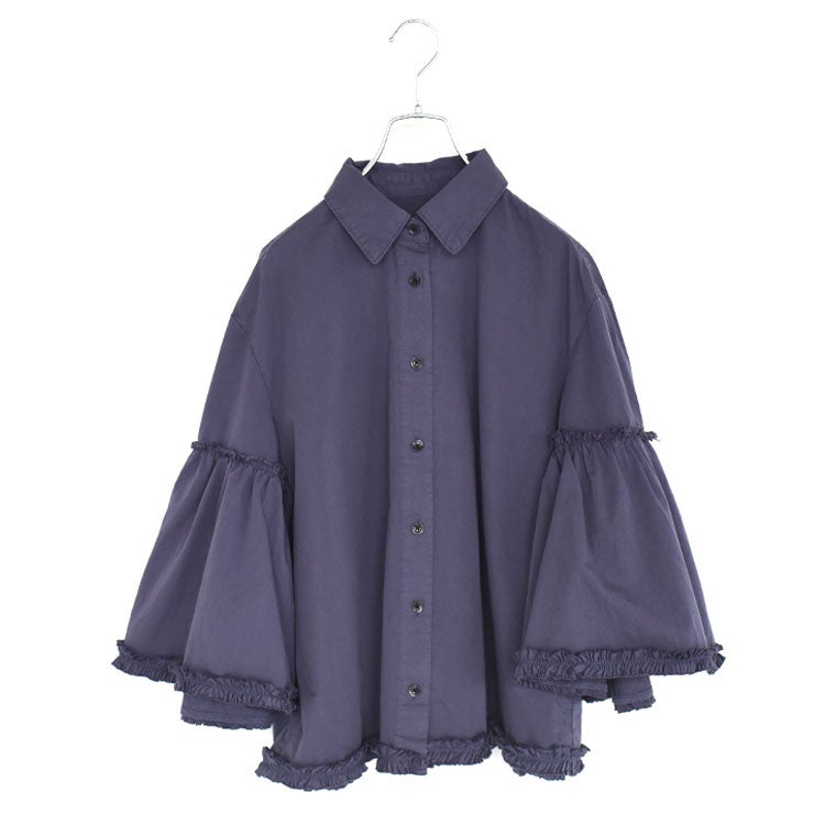 garment dye frill shirts ガーメントダイフリルシャツ