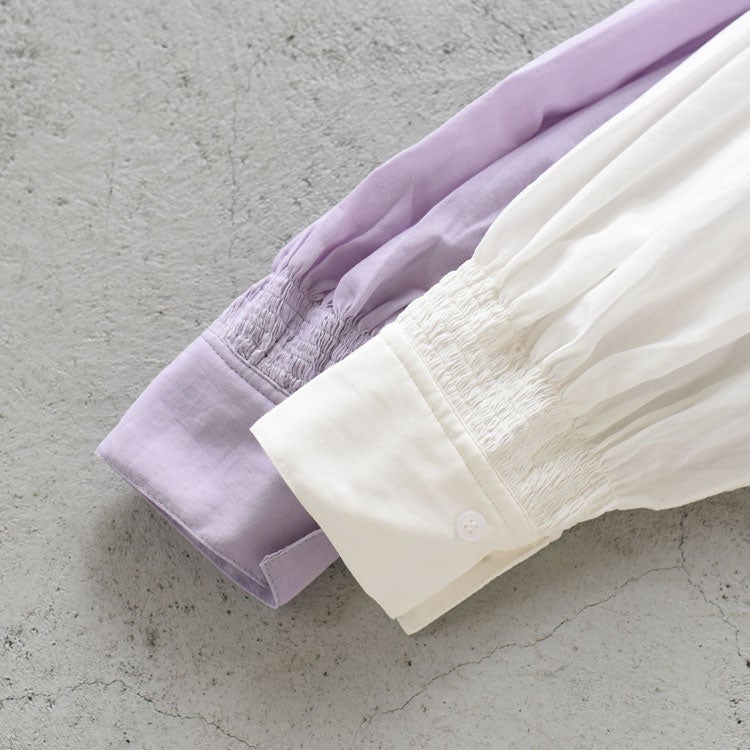 sheer gather volume blouse シアーギャザーボリュームブラウス