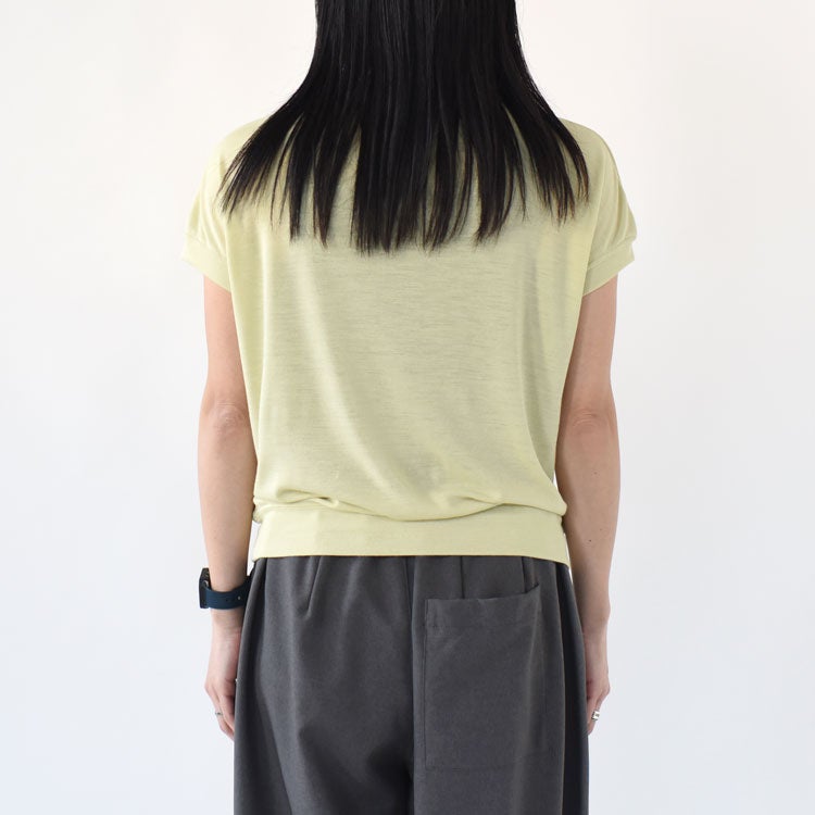 WOOL MIX COOL FRENCH SLEEVE TEE ウールミックスクールフレンチスリーブTシャツ