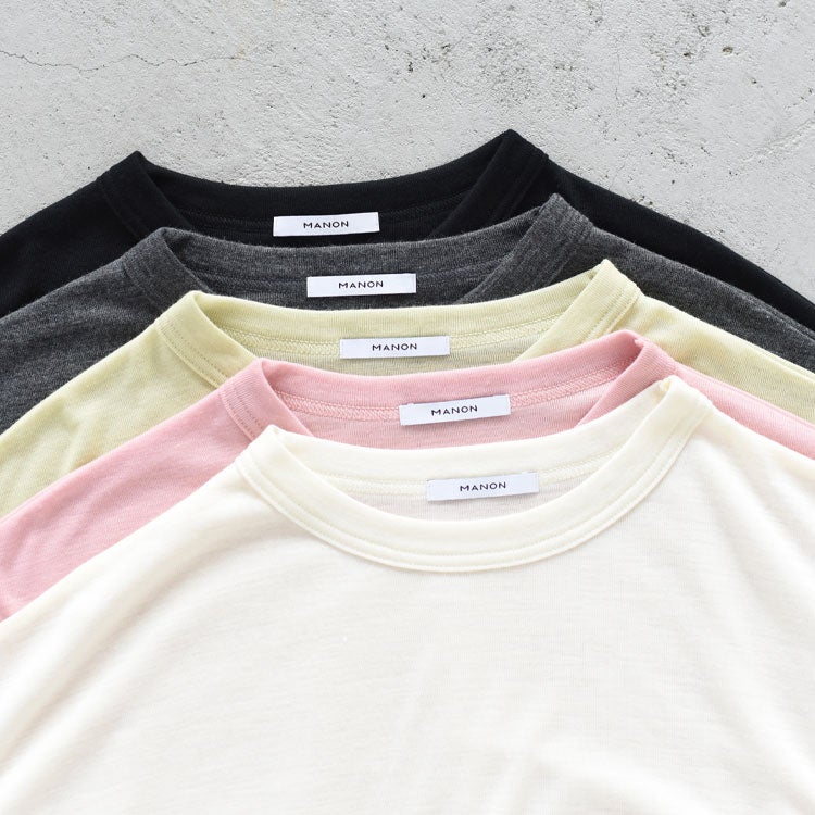 WOOL MIX COOL FRENCH SLEEVE TEE ウールミックスクールフレンチスリーブTシャツ