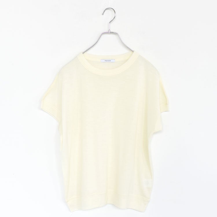WOOL MIX COOL FRENCH SLEEVE TEE ウールミックスクールフレンチスリーブTシャツ