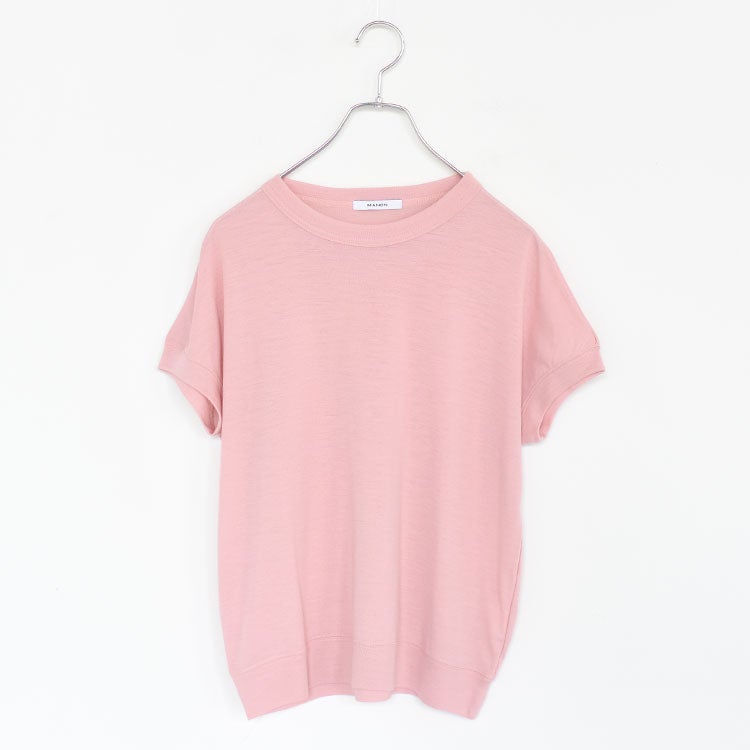 WOOL MIX COOL FRENCH SLEEVE TEE ウールミックスクールフレンチスリーブTシャツ