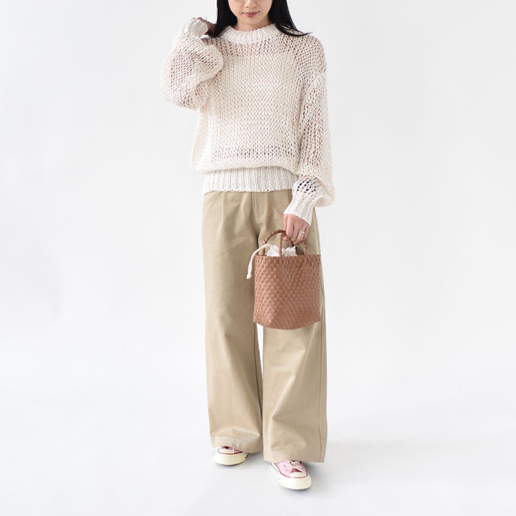 Tapeyarn Loose Knit テープヤーンルーズニット/62610508/anuke