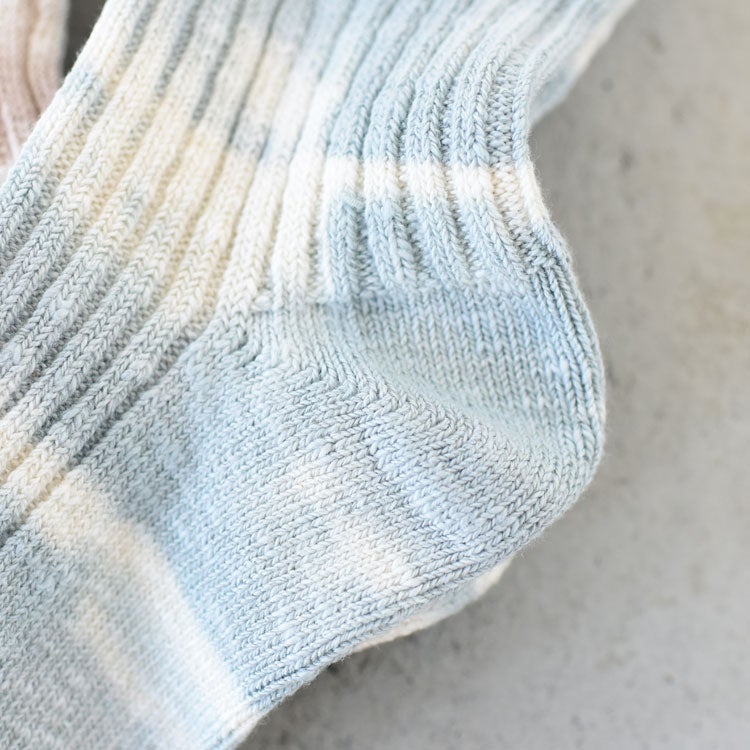 TIE DYE RIBBED CREW SOCKS　タイダイ リブ クルーソックス