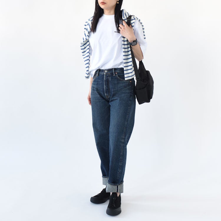 MARJORIE T-SHIRT　マージョリーロゴ刺繍Tシャツ