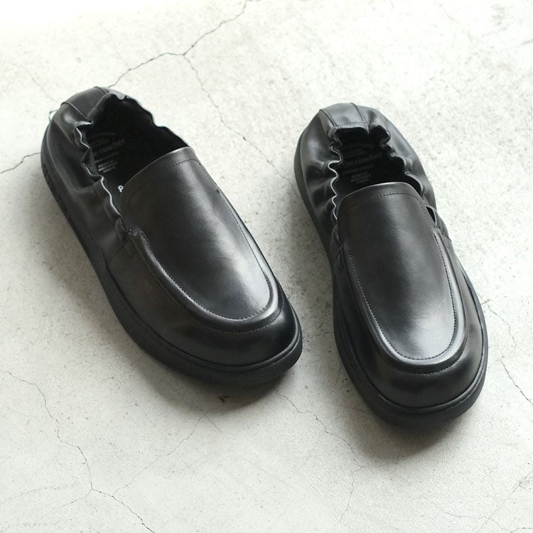 エコレザー イージーローファー ブラック 39(24.5) EASY LOAFER イージーローファー/FTC2612007/foot the coacher（フット