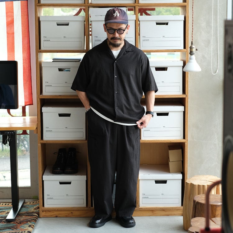 SALE 30％OFF】Open Collar S/S Shirt オープンカラーS/Sシャツ