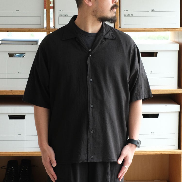 SALE 30％OFF】Open Collar S/S Shirt オープンカラーS/Sシャツ