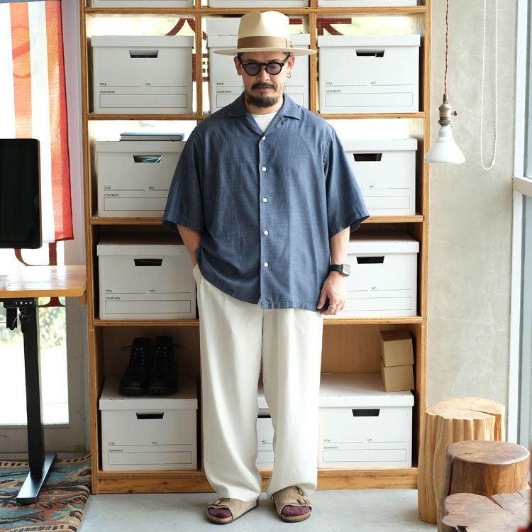 OPEN COLLAR SHIRT オープンカラーシャツ/2026SS-SH2-YT/New Manual
