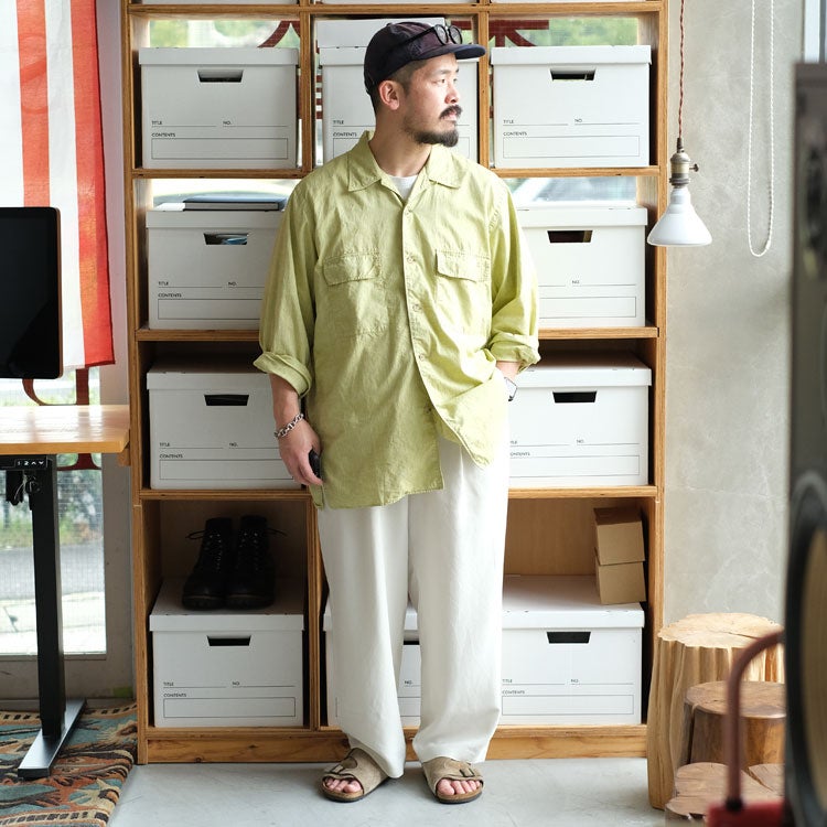 Open Collar SH オープンカラーシャツ