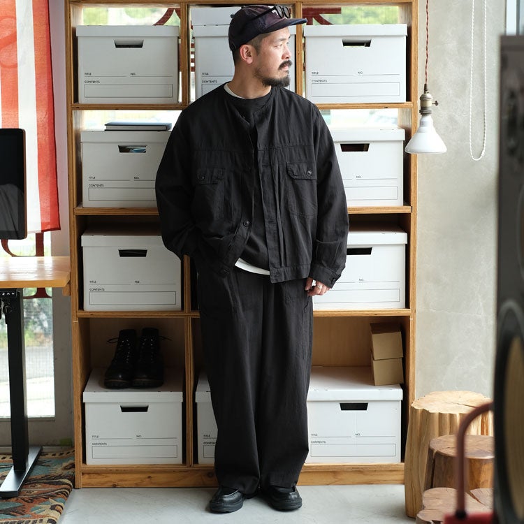 No Collar Trucker Jacket ノーカラートラッカージャケット