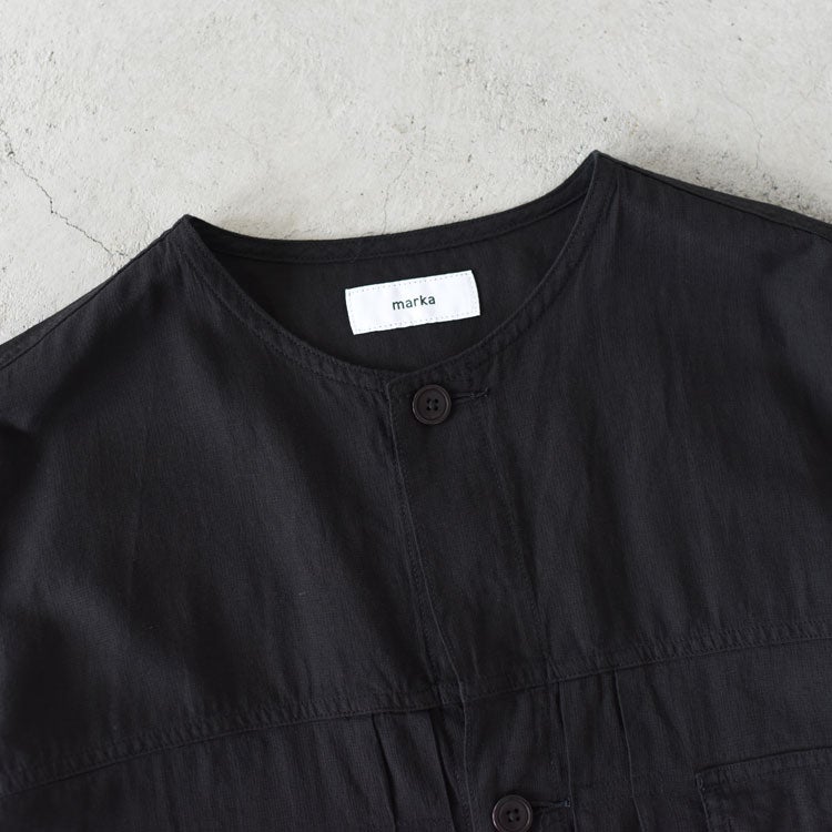 SALE 20％OFF】No Collar Trucker Jacket ノーカラートラッカー