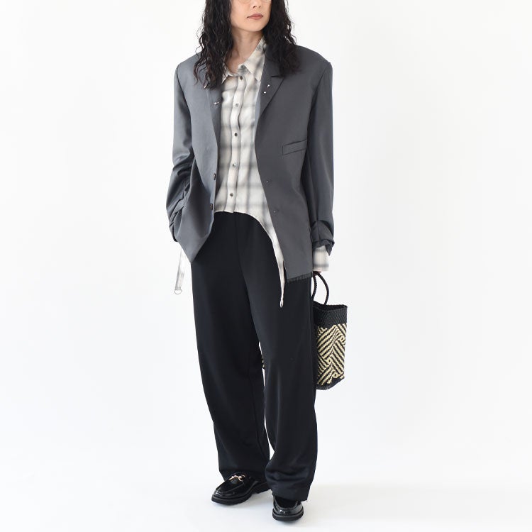 zip-up track pants ジップアップトラックパンツ