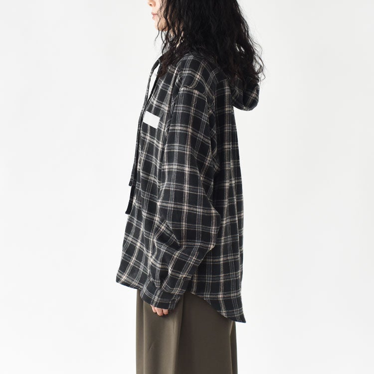 hooded over shirts フーデッドオーバーシャツ