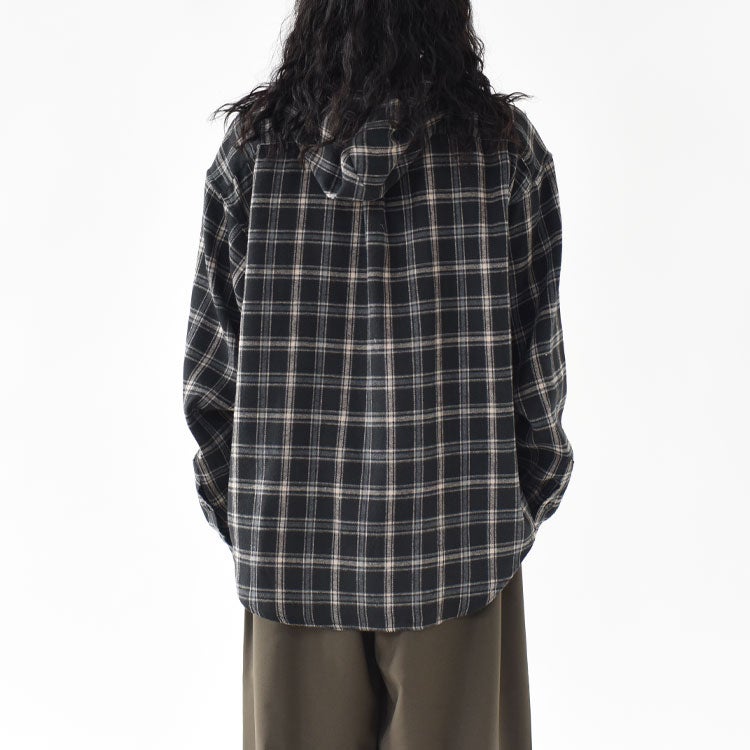 hooded over shirts フーデッドオーバーシャツ