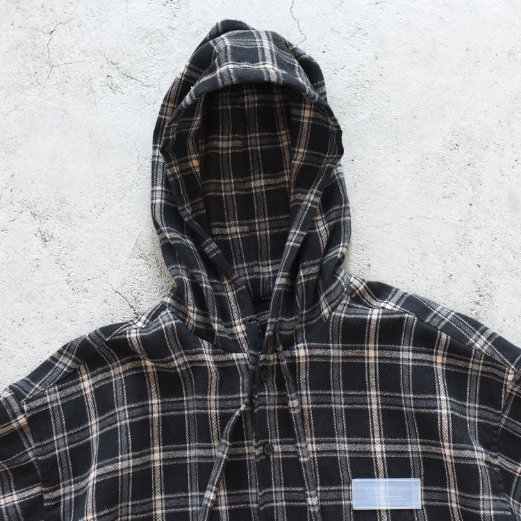 hooded over shirts フーデッドオーバーシャツ