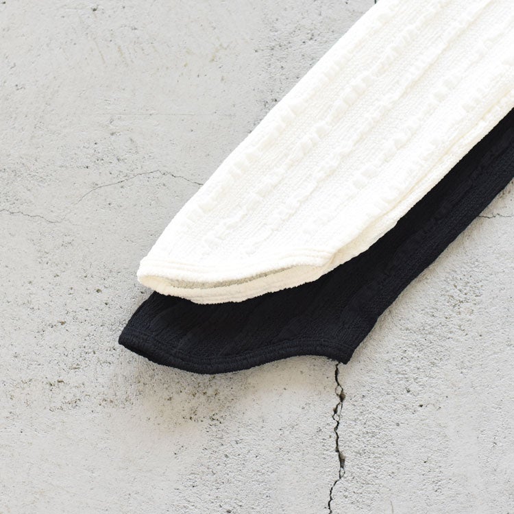 hooded jacquard top フーデッドジャカードトップ