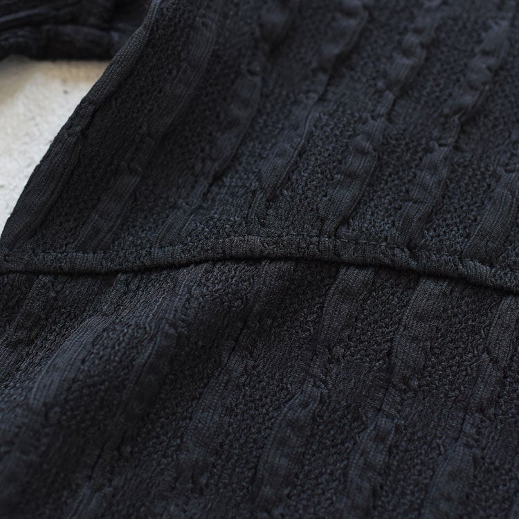 hooded jacquard top フーデッドジャカードトップ