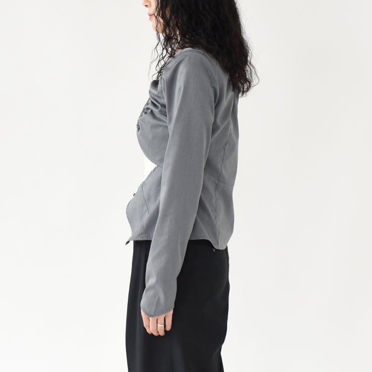 unique feminine blouse ユニークフェミニンブラウス/KM26SPN06/Knuth