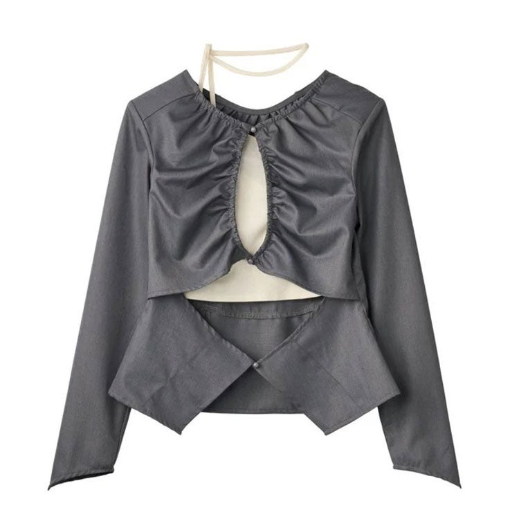 unique feminine blouse ユニークフェミニンブラウス/KM26SPN06/Knuth