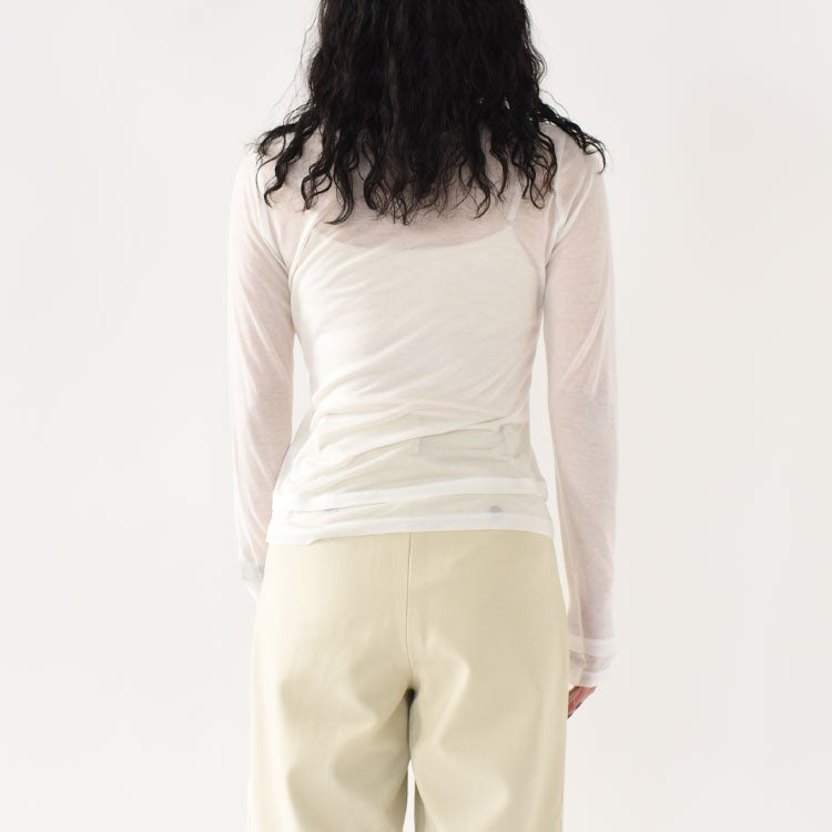 round neck layered top ラウンドネックレイヤードトップ