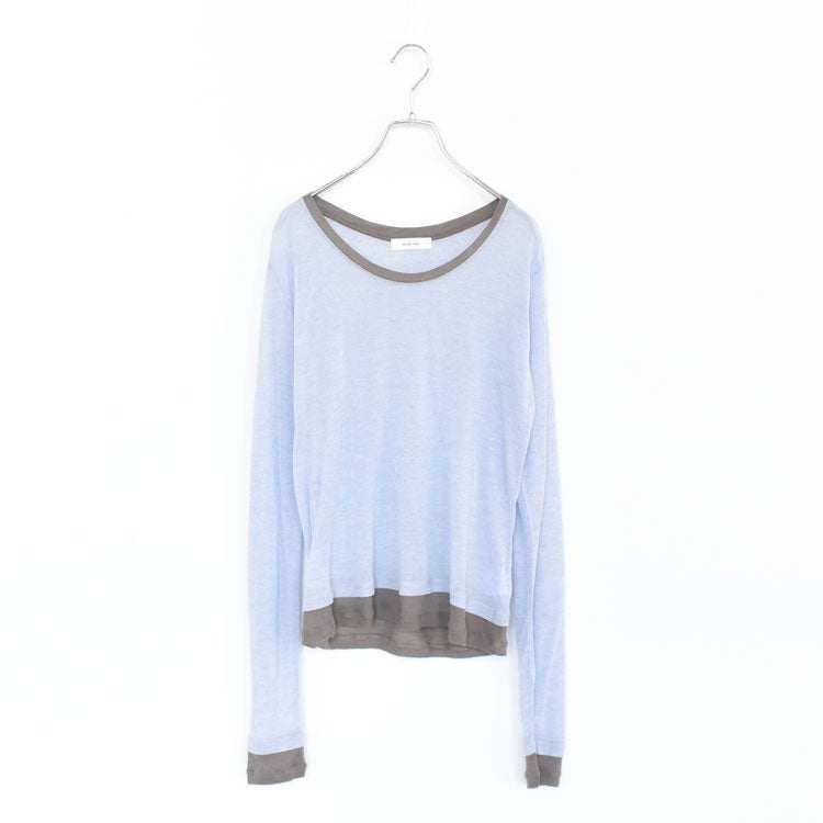 round neck layered top ラウンドネックレイヤードトップ