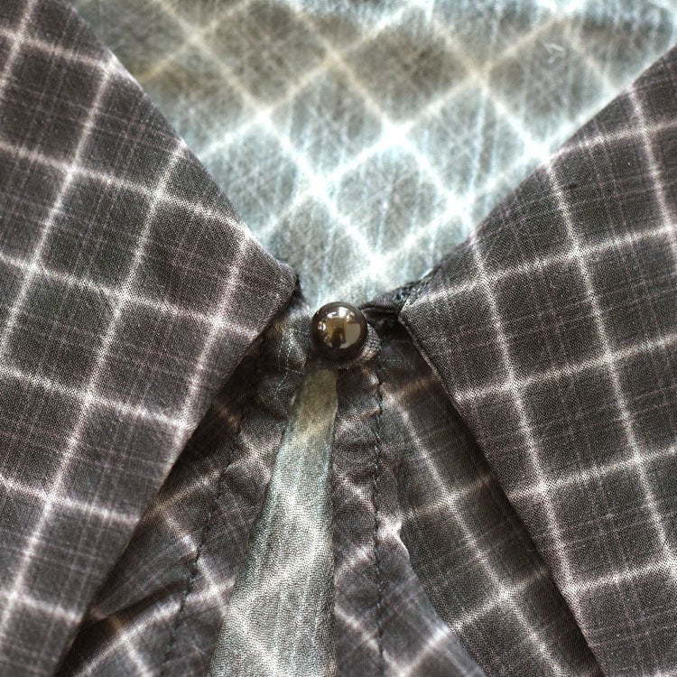 sheer collared blouse シアーカラーブラウス