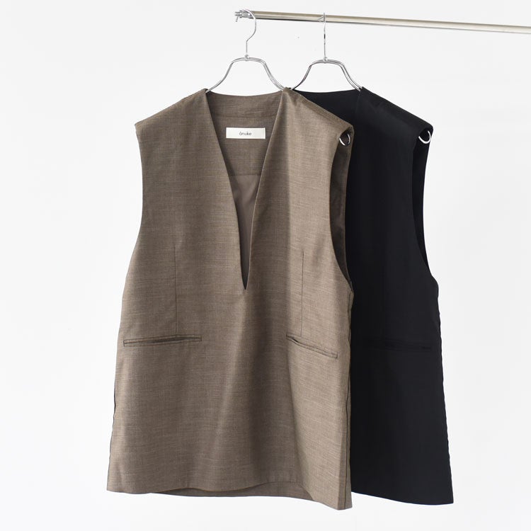 Keyneck Over Vest キーネックオーバーベスト