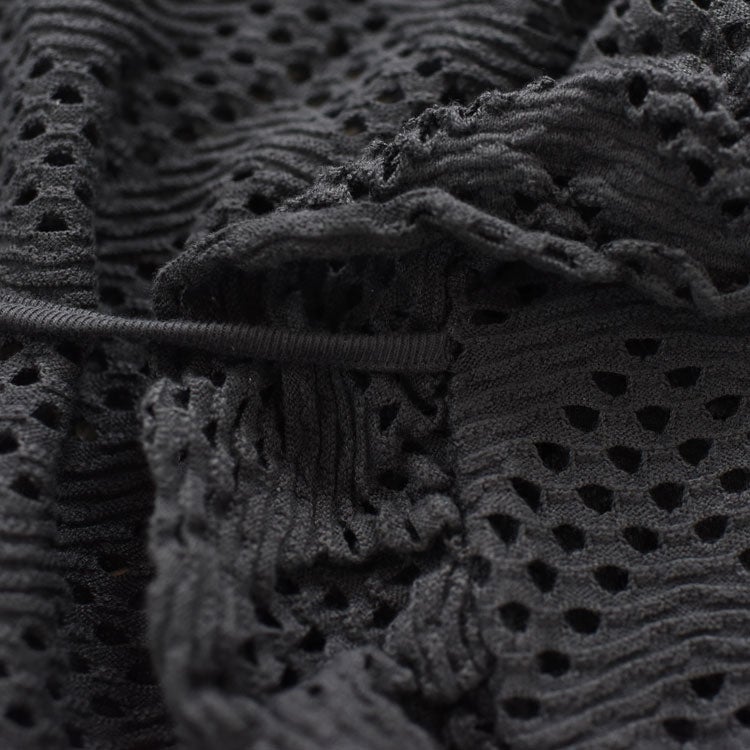 PATTERN MESH COTTON JERSEY RUFFLED TEE ラッフルTシャツ