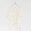 PATTERN MESH COTTON JERSEY RUFFLED TEE ラッフルTシャツ