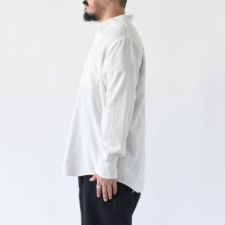 SILKNIZED TWILL REGULAR SHIRT シルクナイズド ツイル レギュラー シャツ