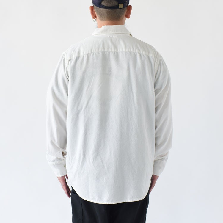 SILKNIZED TWILL REGULAR SHIRT シルクナイズド ツイル レギュラー シャツ