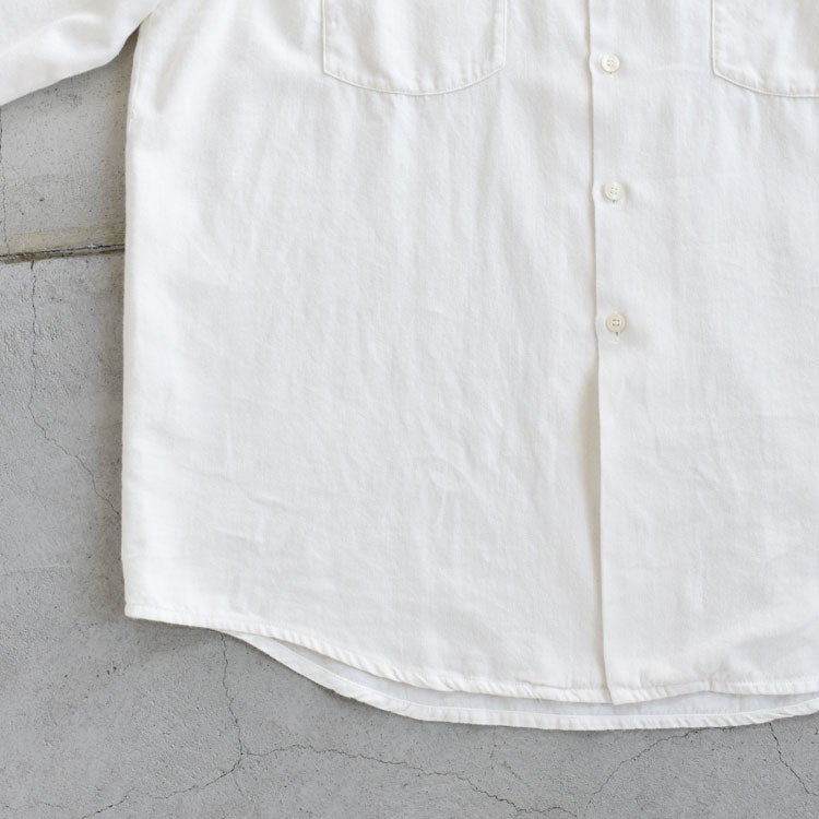 SILKNIZED TWILL REGULAR SHIRT シルクナイズド ツイル レギュラー シャツ