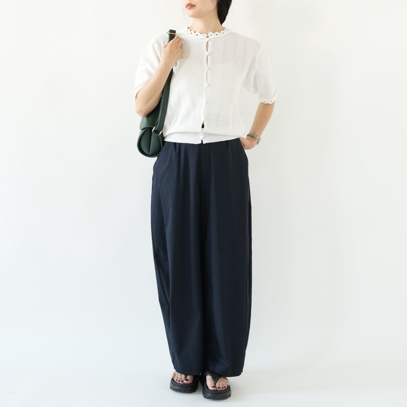 MESH LACE KNIT CARDIGAN メッシュレースニットカーディガン