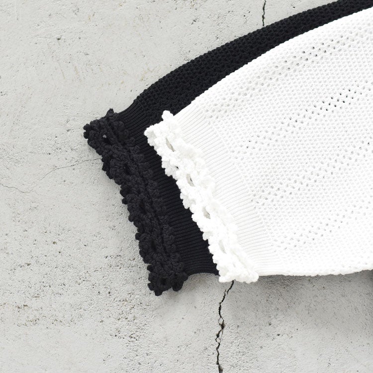 MESH LACE KNIT CARDIGAN メッシュレースニットカーディガン