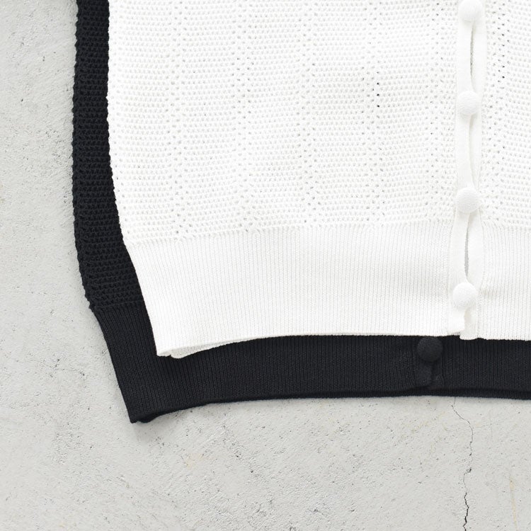 MESH LACE KNIT CARDIGAN メッシュレースニットカーディガン/26SMSNI07