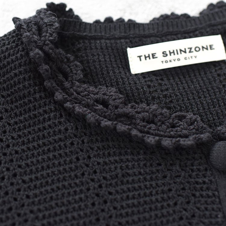 MESH LACE KNIT CARDIGAN メッシュレースニットカーディガン