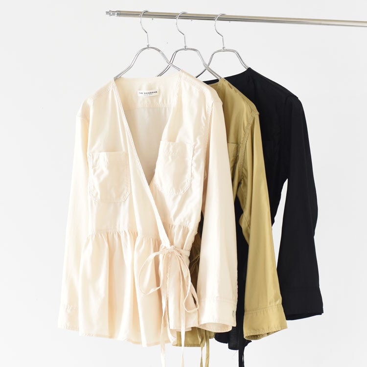 blamink ブラミンク　カシュクールブラウス SALE 20％OFF】CACHECOEUR BLOUSE カシュクールブラウス/26SMSBL14/THE