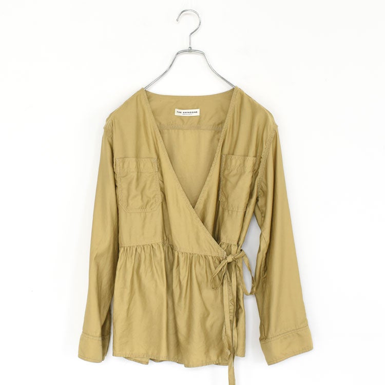 SALE 20％OFF】CACHECOEUR BLOUSE カシュクールブラウス/26SMSBL14/THE
