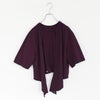COTTON OPEN-END YARN GARMENT DYEING WRAPPED-FRONT C/D ラップフロントカーディガン