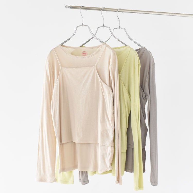 Camisole & L/S Tee Set キャミソール&ロングスリーブTシャツセット