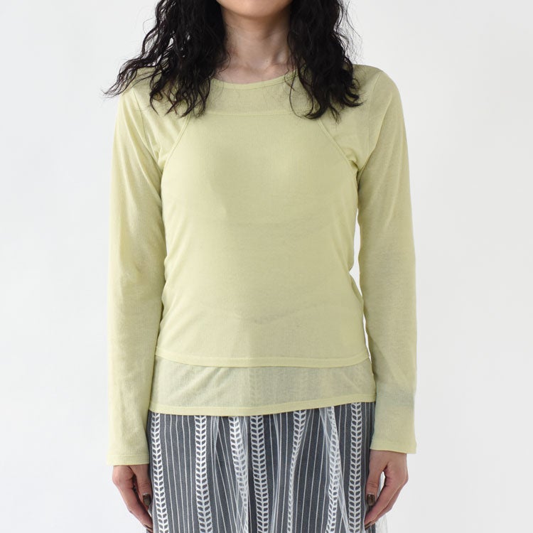 Camisole & L/S Tee Set キャミソール&ロングスリーブTシャツセット
