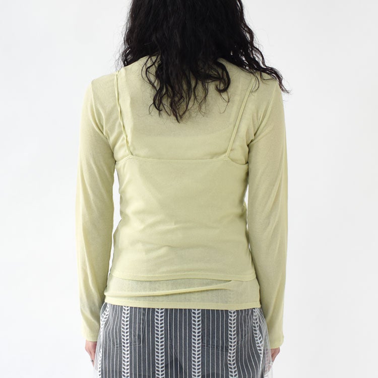 Camisole & L/S Tee Set キャミソール&ロングスリーブTシャツセット